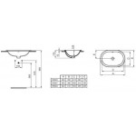 Умывальник встраиваемый сверху Ideal Standard Connect